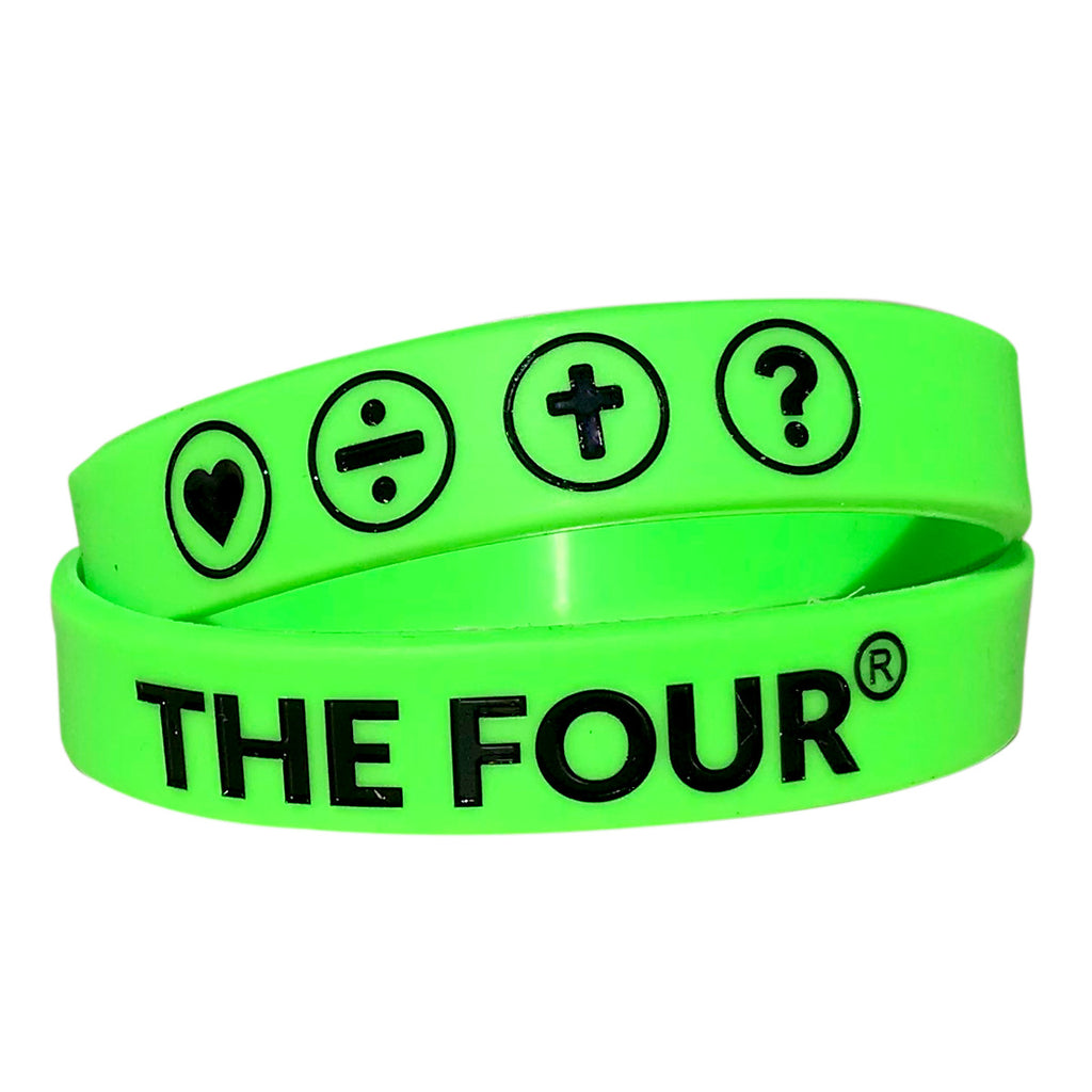 THE FOUR Bracelet vert fluo
